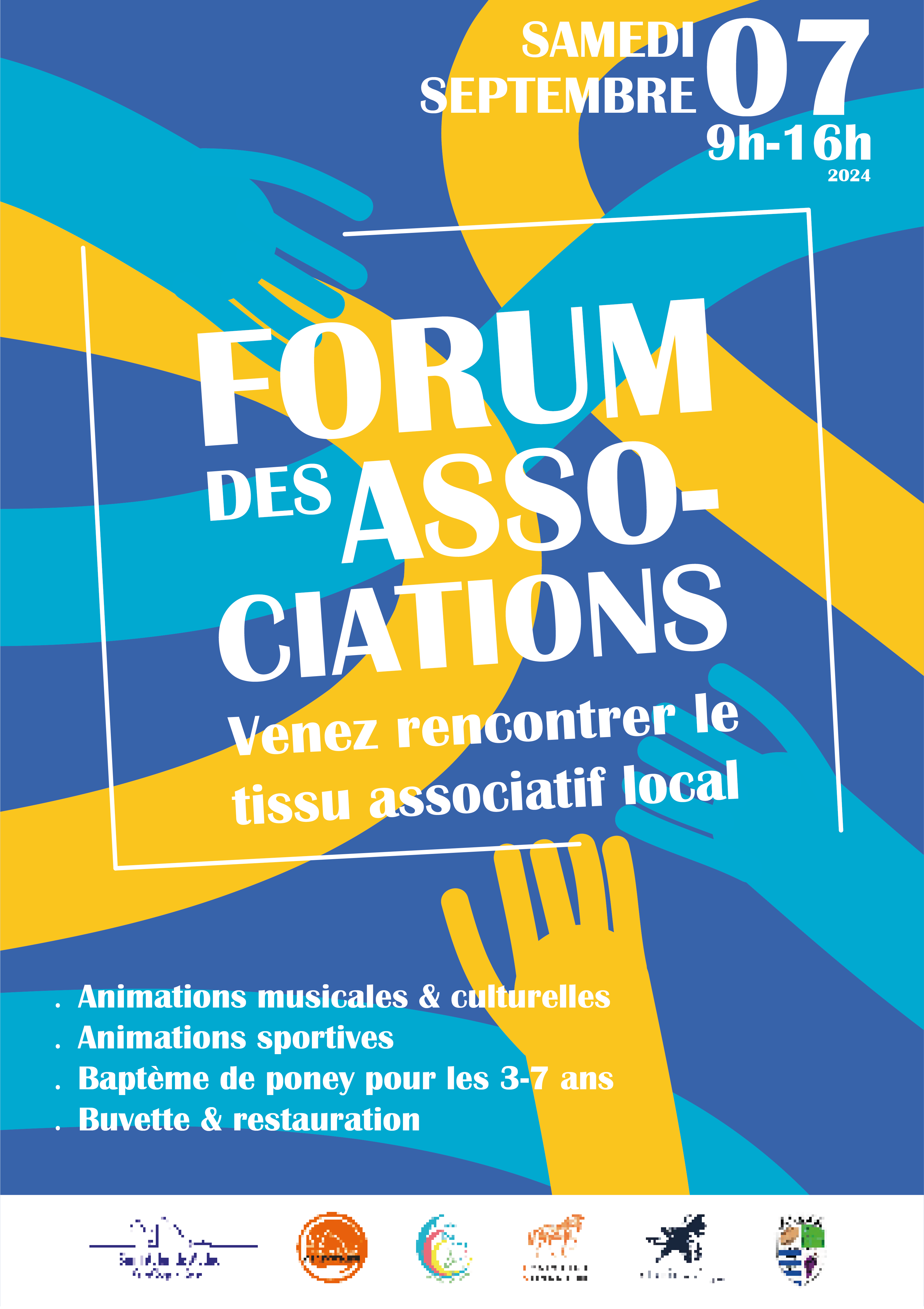 affiche du forum des associations